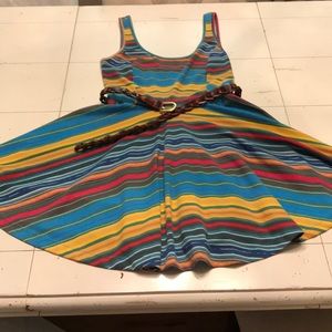 GREAT knee length multi-colored dress